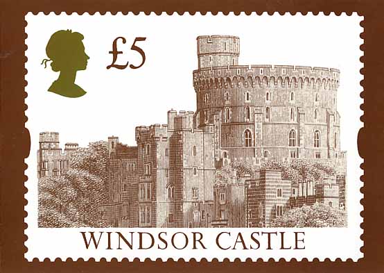 1993 GB - PHQ D5 - £5 Windsor Definitive Card - MNH